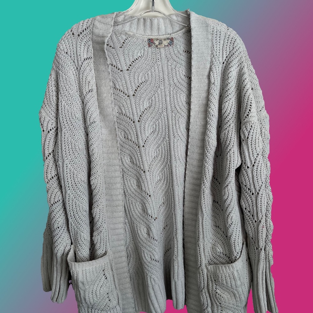 Pink Rose Vintage Cardigan